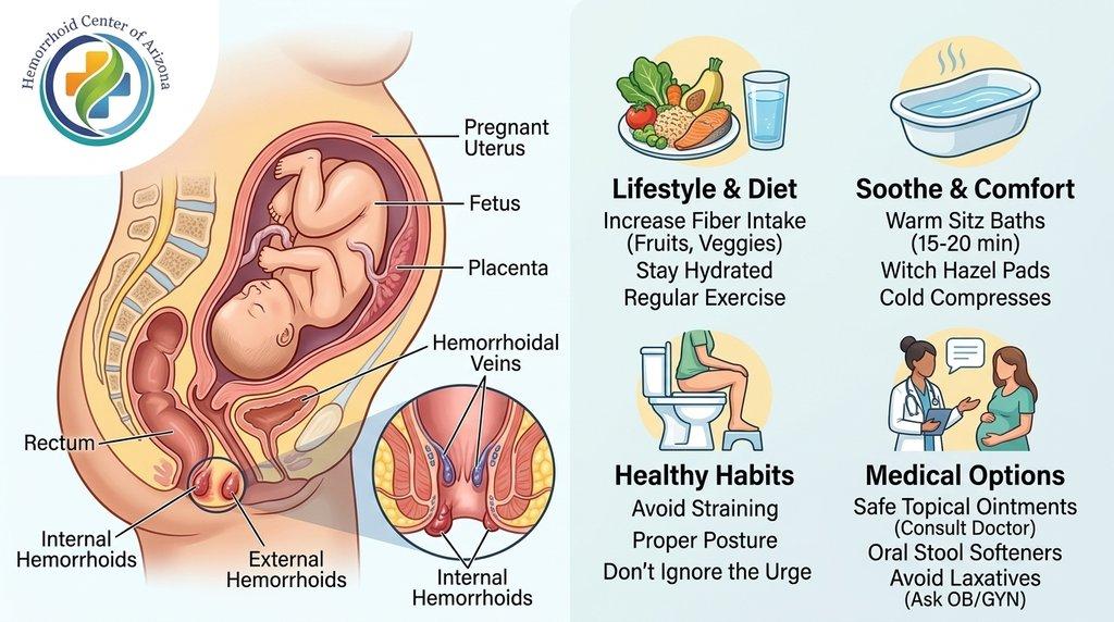Pregnancy and Hemorrhoids: Causes & Treatment - Cover Image